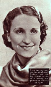 Anne Lenner. Radio Pictorial (February 1, 1935).