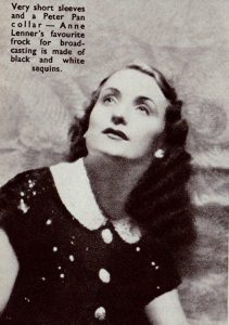 Anne Lenner. Radio Pictorial (November 26, 1937).