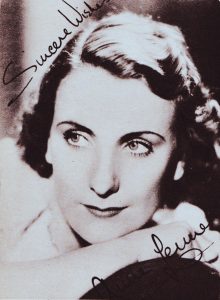 Anne Lenner. From advertisement in Radio Pictorial (August 6, 1937).