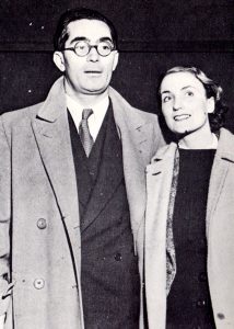 Carroll Gibbons and Anne Lenner. Press photograph (November 1938).