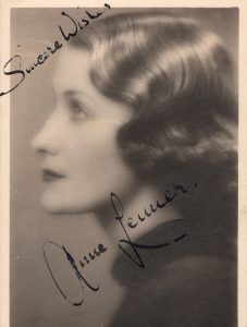 Anne Lenner. Early to mid-1930s.